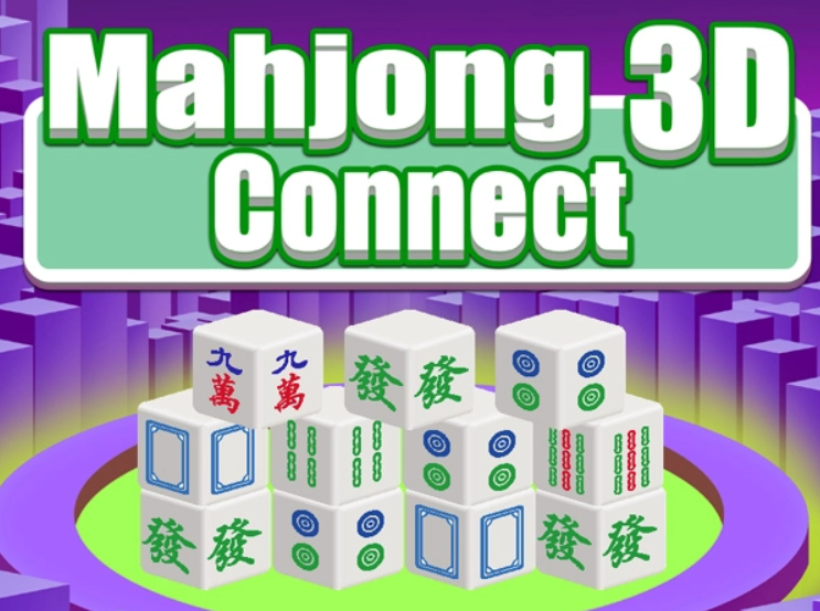 Jogo Conexão Mahjong Modelo 3D  online