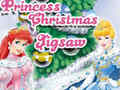 Jogo Princesa Natal Jigsaw  online