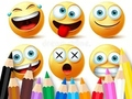 Jogo Livro para colorir: Emoji engraçado  online