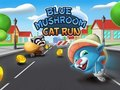 Jogo Corrida de gato cogumelo azul  online