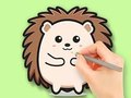 Jogo Livro para colorir: ouriço fofo  online