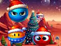 Jogo Corrida de Natal: Bolas Vermelhas e Amigas  online