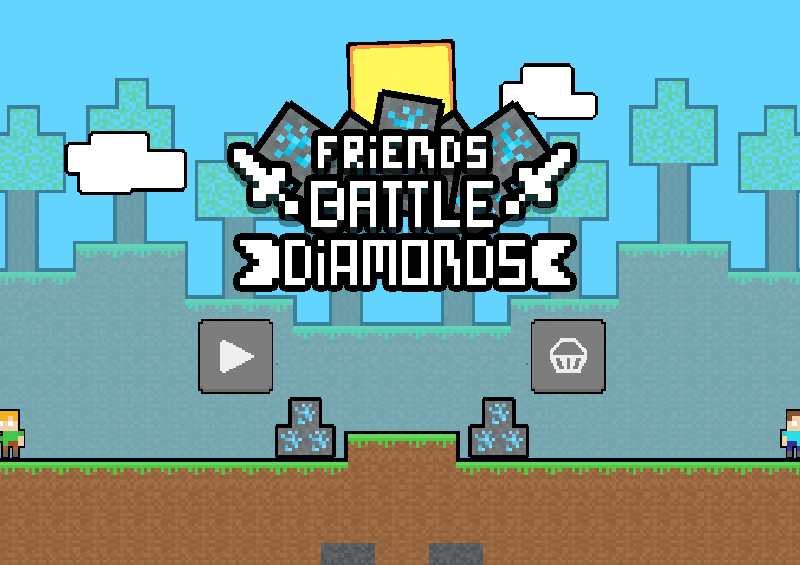 Jogo Amigos batalham diamantes  online