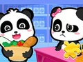 Jogo Quebra-cabeça: Supermercado Bebê Panda  online