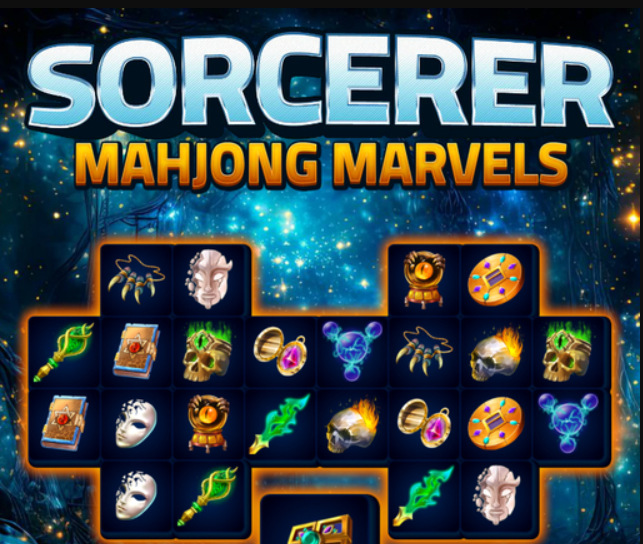 Jogo Maravilhas do Feiticeiro Mahjong  online
