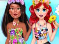 Jogo Look da moda princesa flor  online