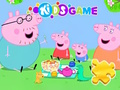 Jogo Quebra-cabeça: Piquenique da Família Peppa Pig  online