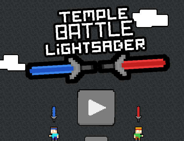 Jogo Sabre de luz de batalha no templo  online