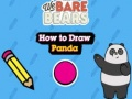 Jogo Nós, Ursos, Como Desenhar Panda  online