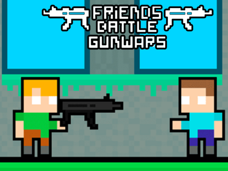 Jogo Amigos batalham Gunwars  online