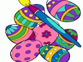 Jogo Jogos de colorir ovos de Páscoa  online