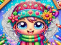 Jogo Livro para colorir mandala de Natal  online