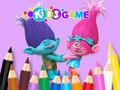 Jogo Livro para colorir: Troll fofo  online