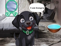 Jogo Alimente o cachorro preto faminto  online