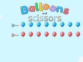 Jogo Balões e tesouras  online
