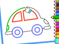 Jogo Desenho de criança: carro fofo  online
