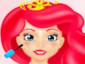 Jogo Salão de cabeleireiro e maquiagem princesa  online