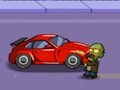 Jogo Motorista Zumbi Fuga 2D  online
