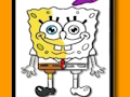 Jogo Aventura para colorir Bob Esponja  online