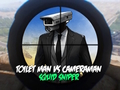 Jogo Homem do banheiro vs cinegrafista Squid Sniper  online