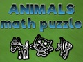 Jogo Quebra-cabeças matemáticos de animais  online