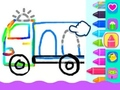 Jogo Desenho Infantil: Ambulância  online