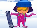 Jogo Dora Ski Winter Dressup online