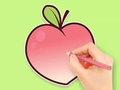 Jogo Livro para colorir: pêssego  online