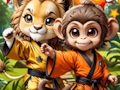 Jogo Pequenos animais de Kung-Fu  online