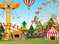 Jogo Fuja do parque de diversões  online