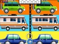 Jogo Carros de desenho animado descobrem a diferença  online