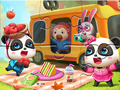Jogo Quebra-cabeça: Piquenique do Pequeno Panda  online