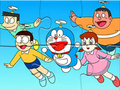 Jogo Quebra-cabeça: Doraemon voando  online