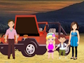 Jogo Pessoas de férias no deserto escapam  online