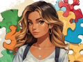 Jogo Quebra-cabeça de anime deslizante  online