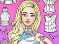 Jogo Jogos de vestir para colorir para meninas  online