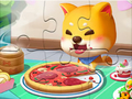Jogo Quebra-cabeça: Cachorro Pizza  online