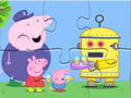 Jogo Quebra-cabeça: Robô Peppa  online