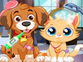 Jogo Cuidados veterinários para cachorros  online