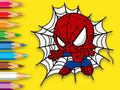 Jogo Livro para colorir: Bebê Homem-Aranha  online