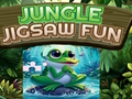 Jogo Diversão no quebra-cabeça da selva  online