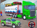 Jogo Jogo de transporte de caminhão de carro do exército  online