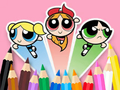 Jogo Livro para colorir: As Meninas Superpoderosas  online