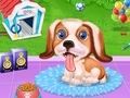 Jogo Salão de cães de estimação de amigos de filhotes  online
