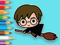 Jogo Livro para colorir: Potter Voador  online
