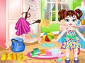 Jogo Limpeza da casa do bebê Taylor  online