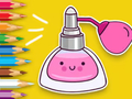 Jogo Livro para colorir: frasco de perfume  online