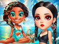 Jogo Onda chique oceano moda frenética  online