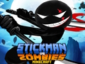 Jogo Stickman vs Zumbis Minecraft  online