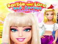 Jogo Desafio do tapete vermelho Barbie e Lara  online
